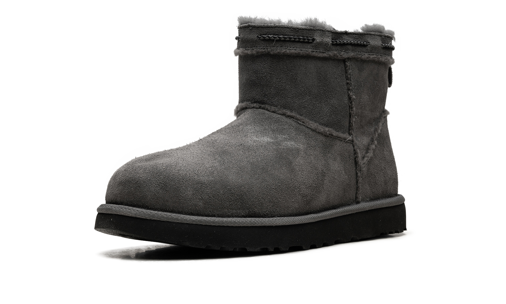 Classic Mini Shearling Braid WMNS "Charcoal"