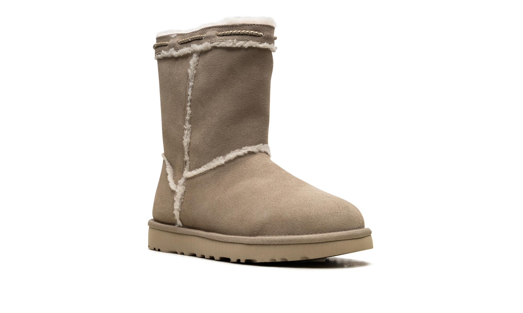 Classic Short Shearling Braid WMNS "DUNE"