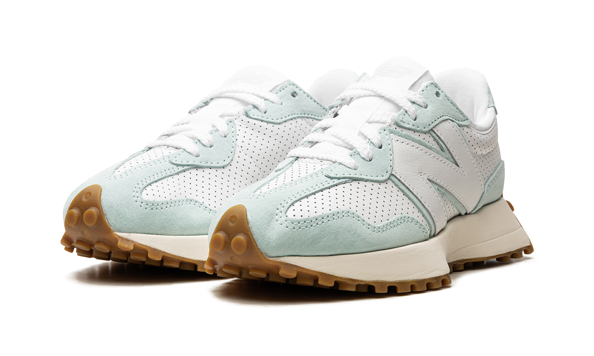 327 "White / Teal"