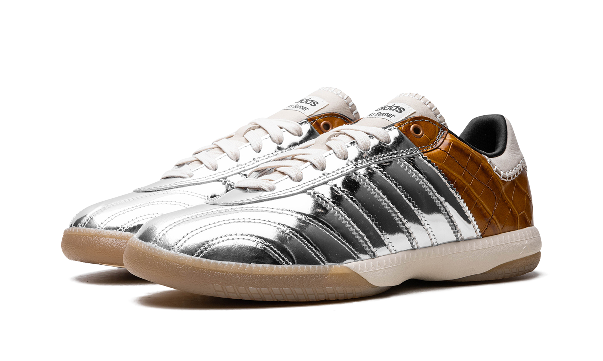 Samba Millenium "Wales Bonner - Silver Metallic / Easy Yellow"