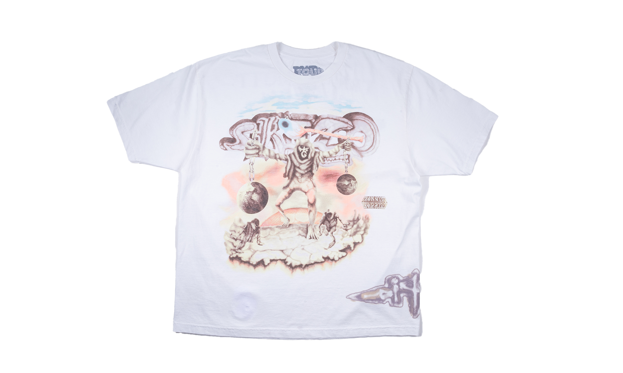 Utopia Skitzo Tour Tee "Australia - White"