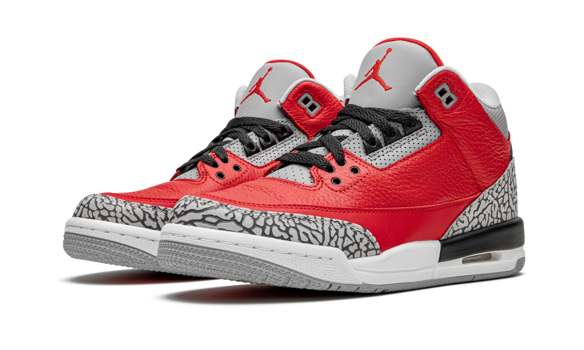 Air Jordan 3 Retro GS "Cemento Rojo/Unite"