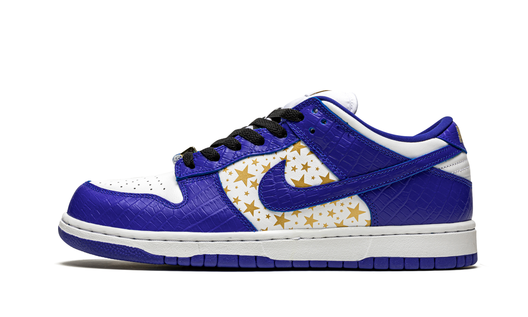SB Dunk Low "Supreme - Estrellas - Azul Hiper"