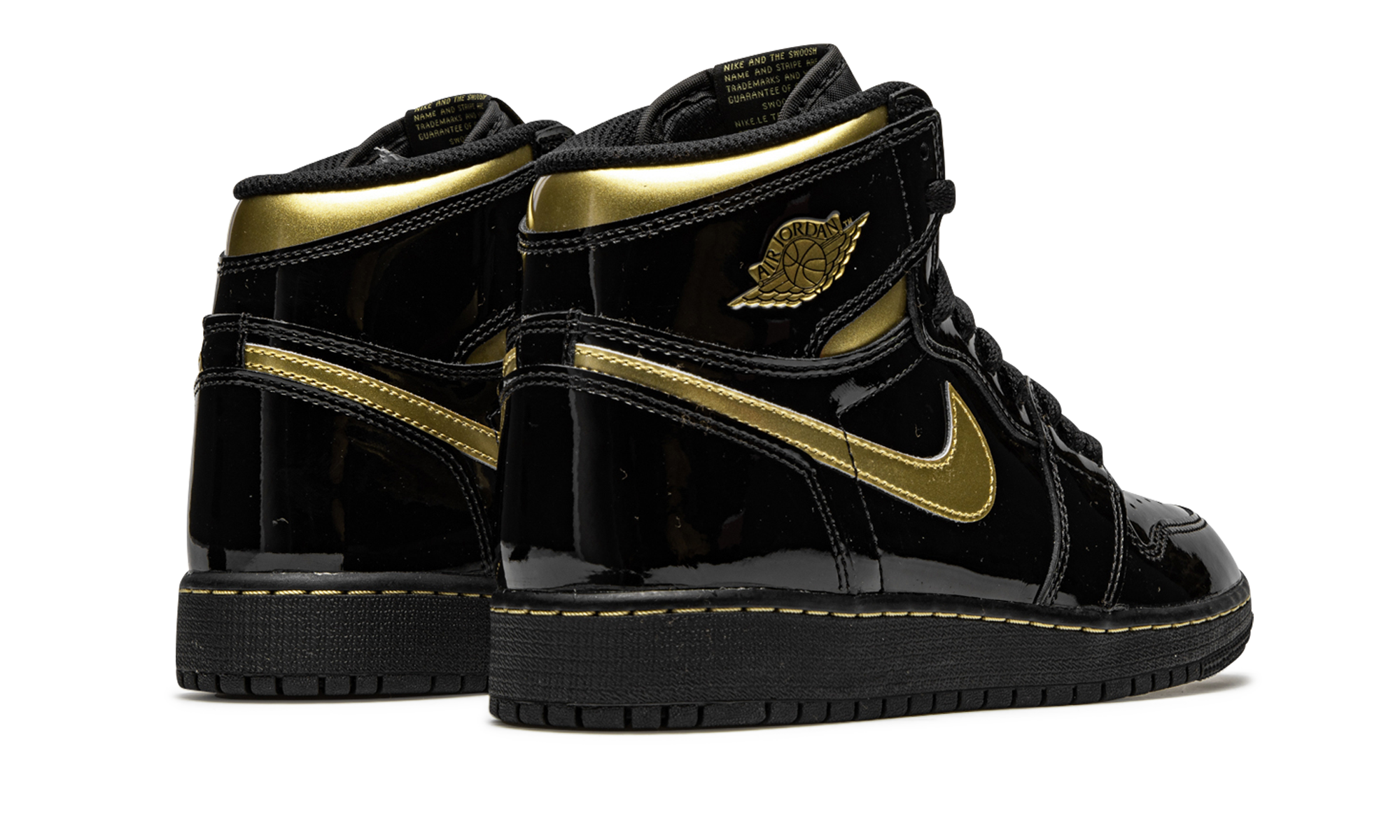Air Jordan 1 Retro High OG GS "Black Metallic Gold"