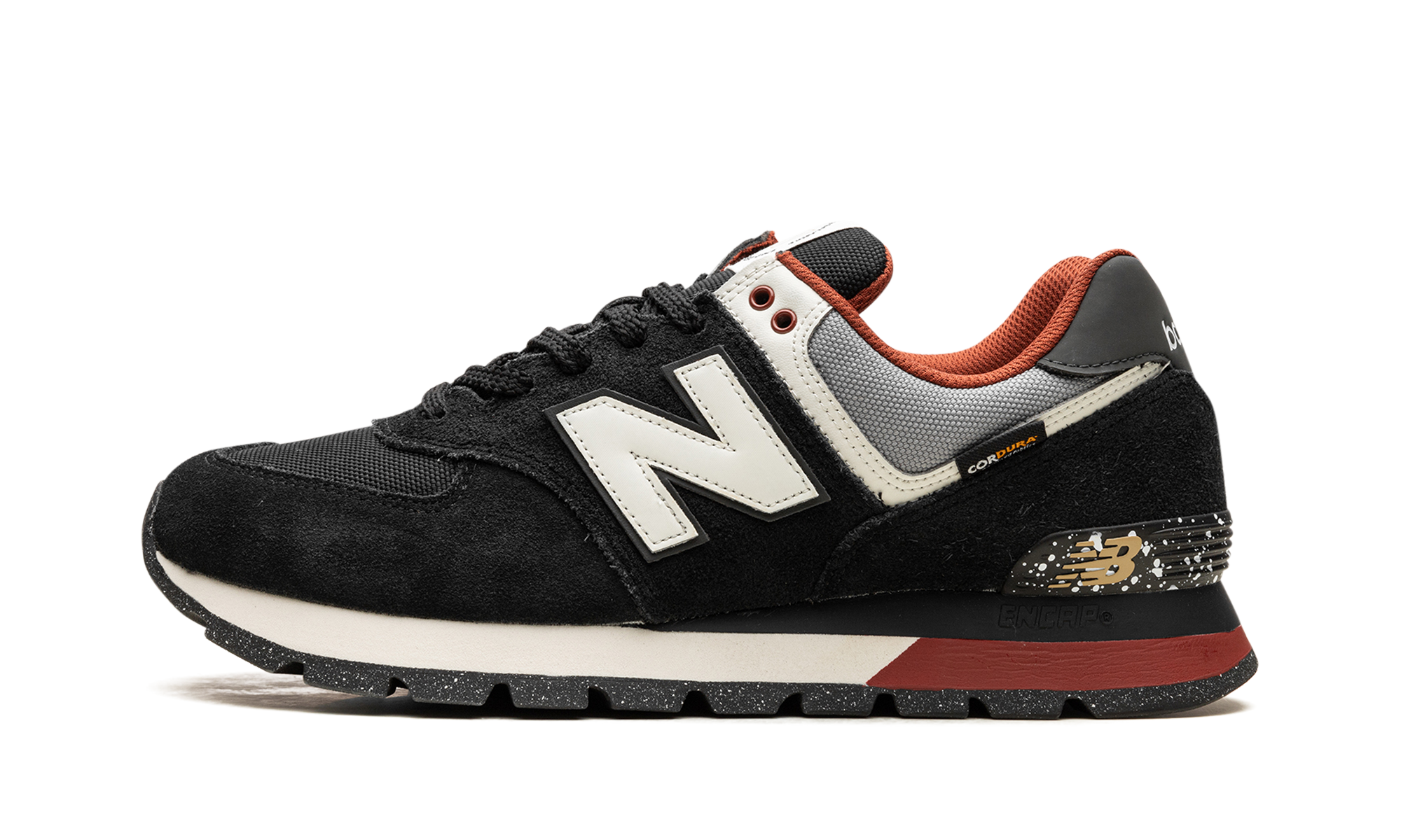 574 Rugged "Black Red"