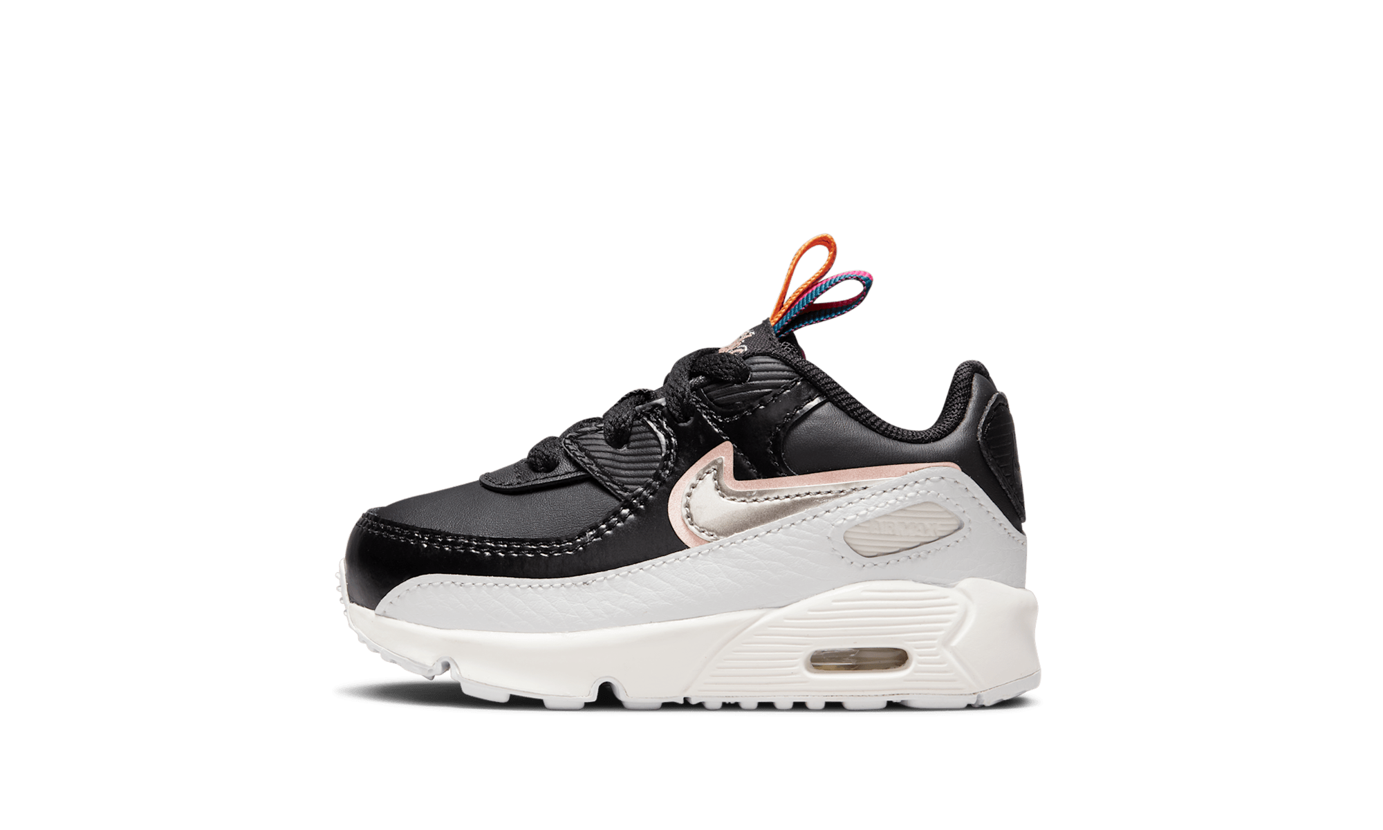 Air Max 90 Leather SE TD "Off Noir Metallic Pewter"