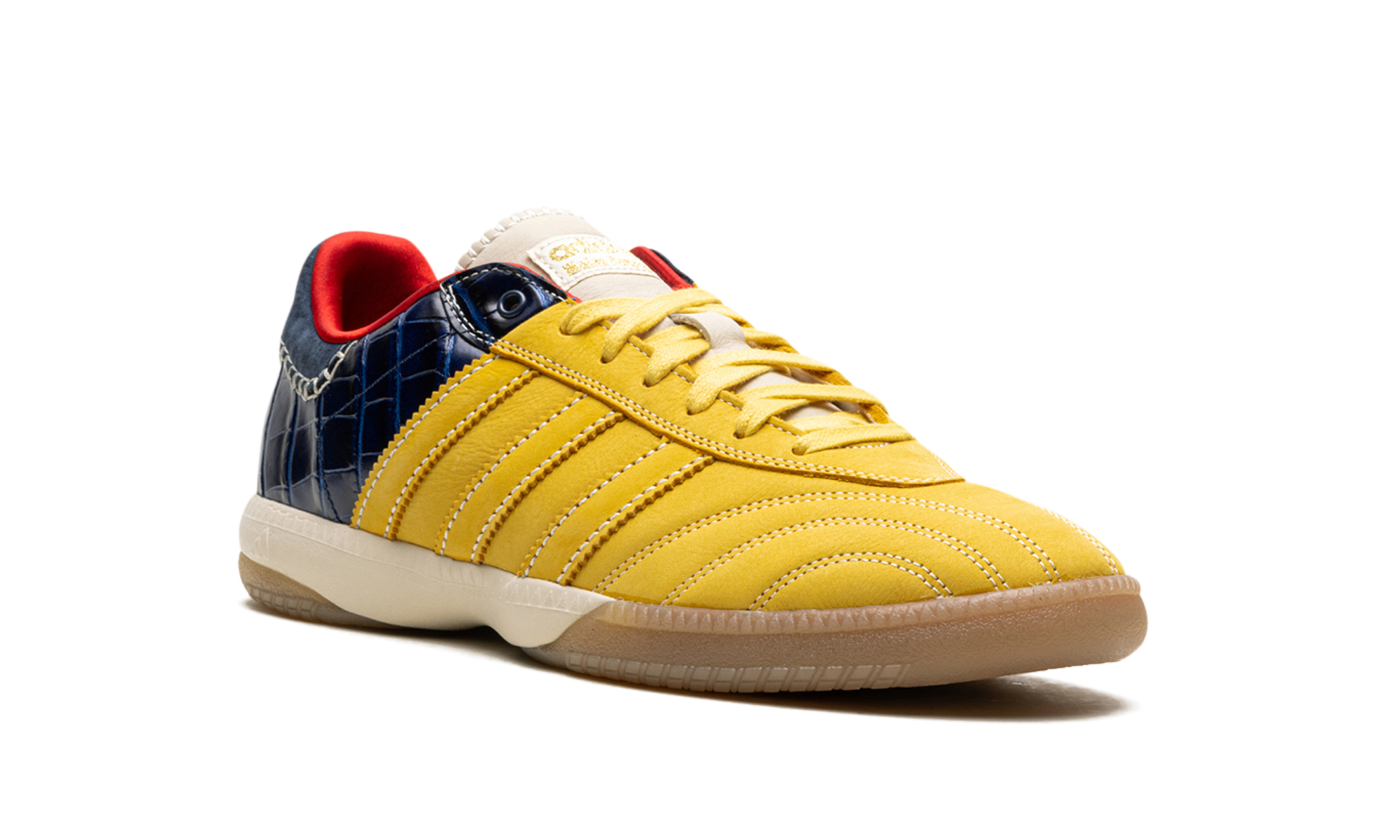 Samba Millenium "Wales Bonner - Fade Gold / Navy Croc"
