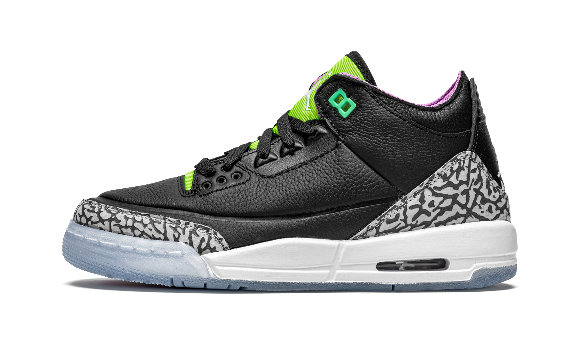 Jordan 3 Retro GS "Verde Eléctrico"