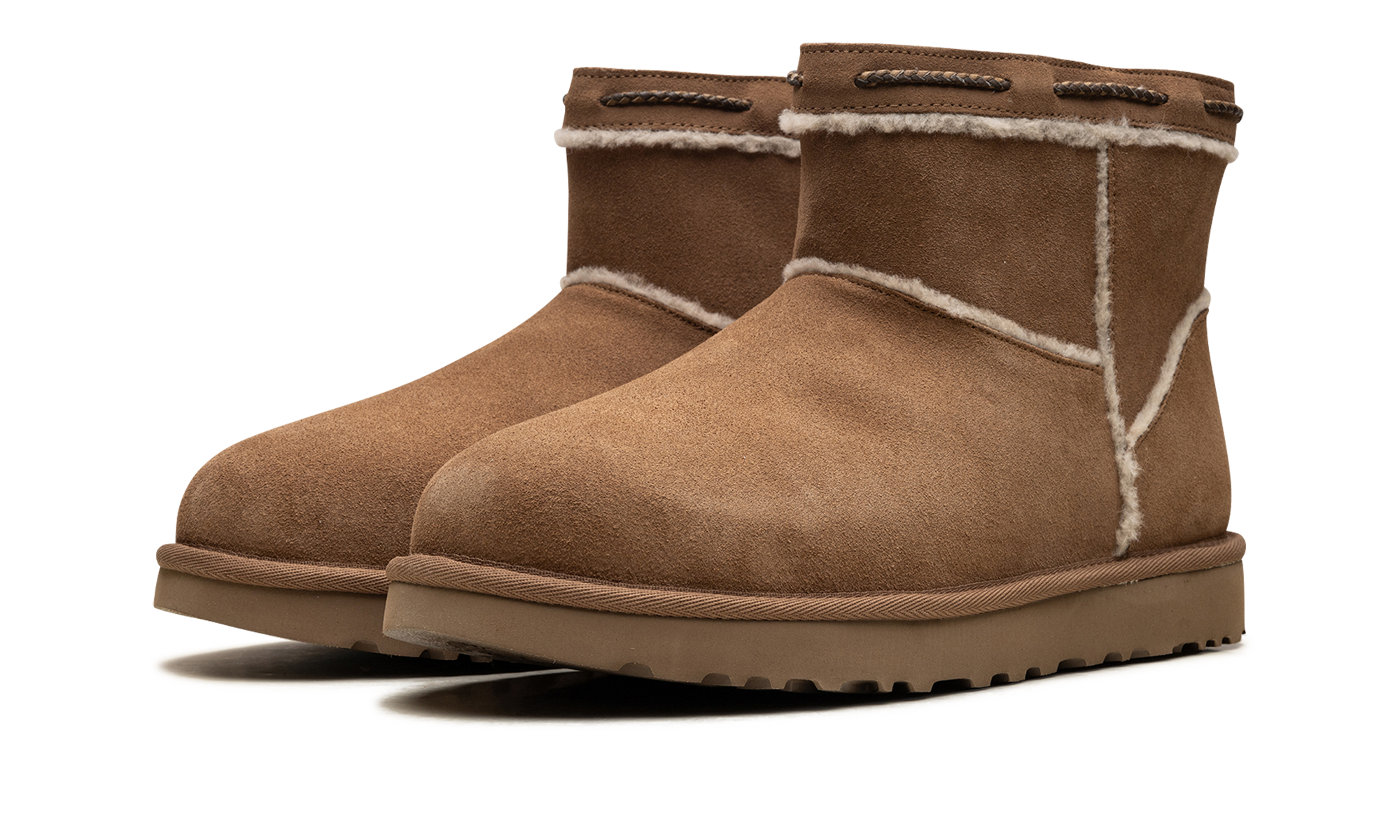 Classic Mini Shearling Braid WMNS "Chestnut"
