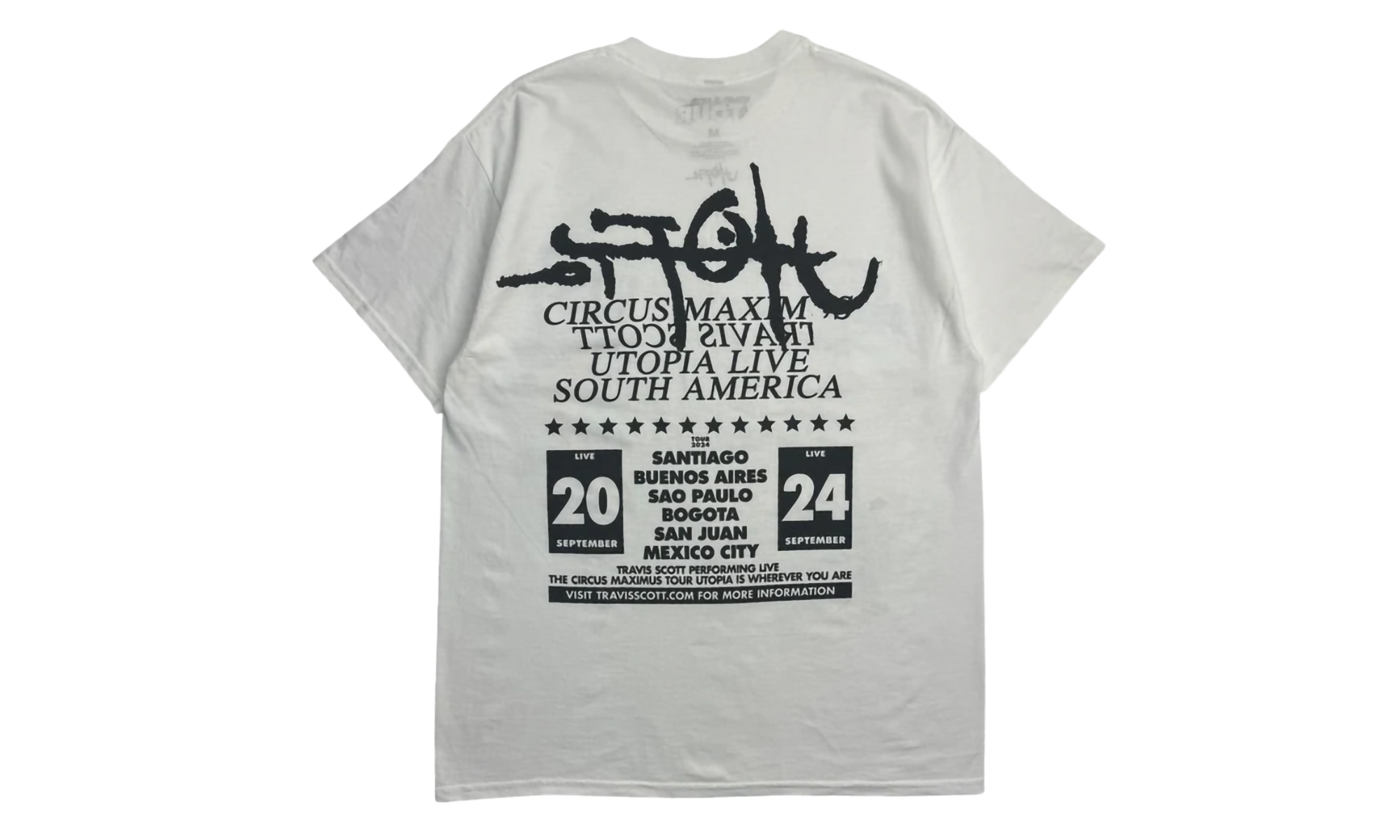 SOUTH AMERICA SKITZO TEE "White"