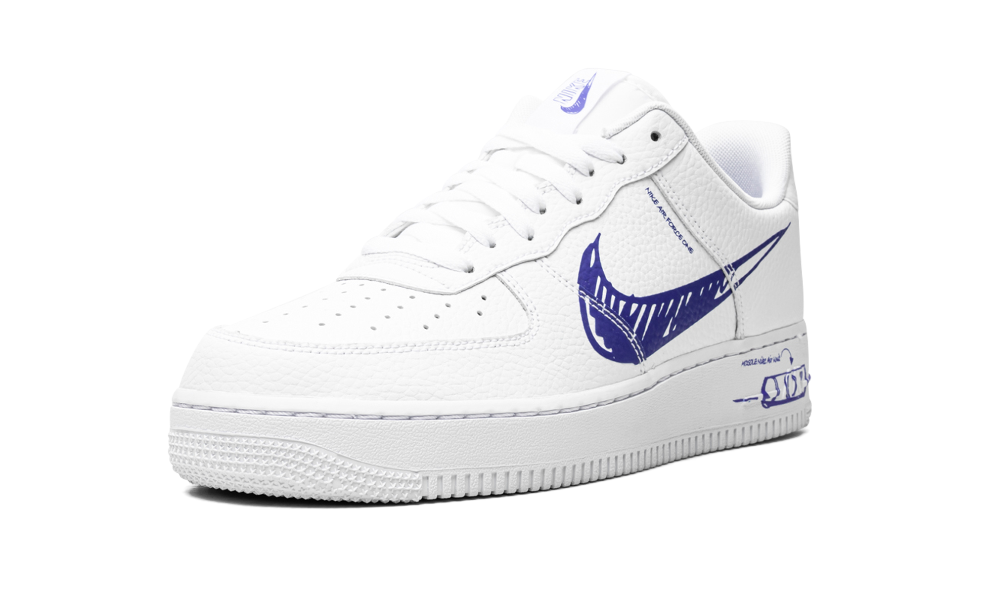 Air Force 1 Low "Scribble - Royal Blue"