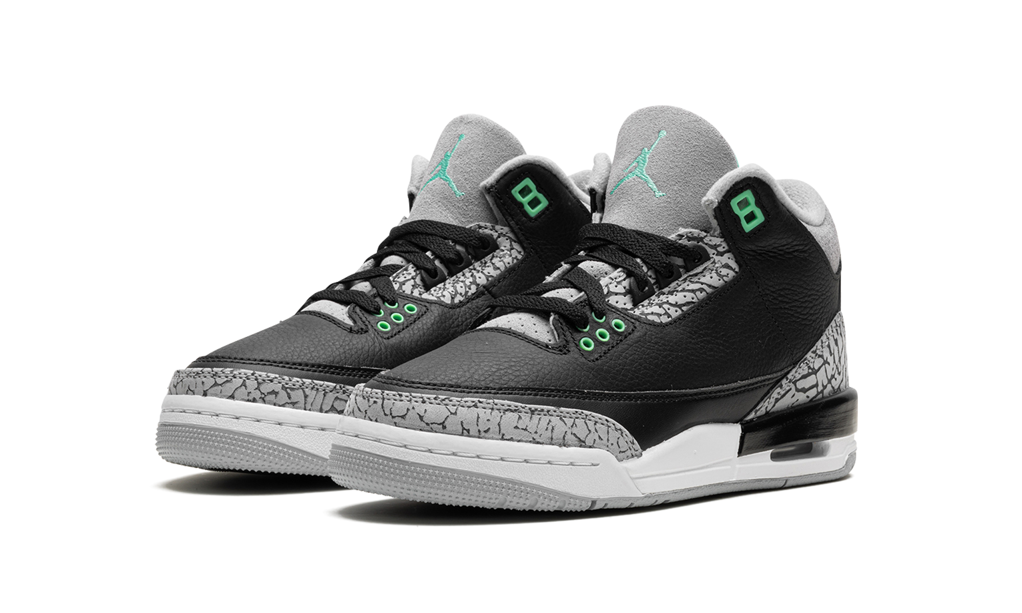 Air Jordan 3 GS "Brillo Verde"