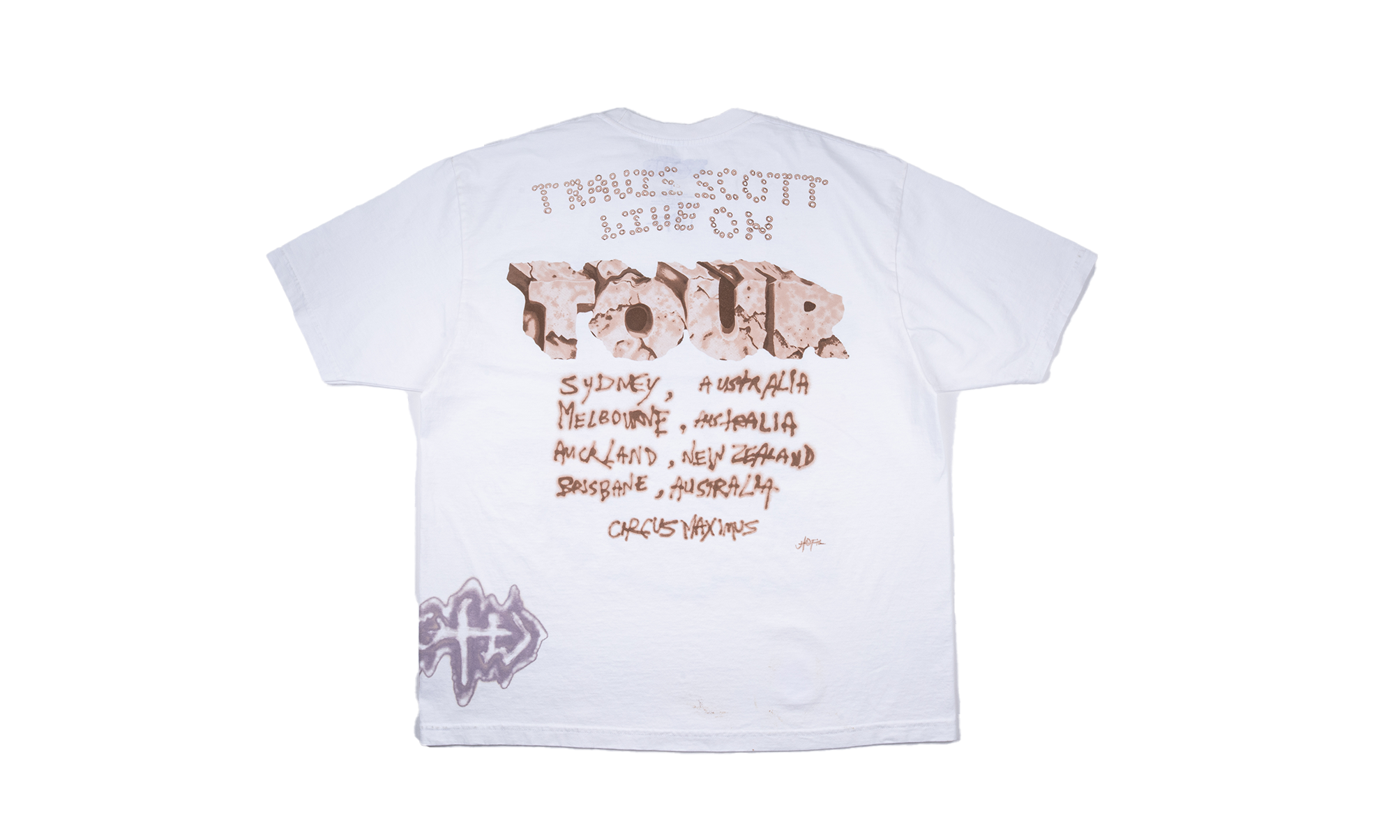 Utopia Skitzo Tour Tee "Australia - White"