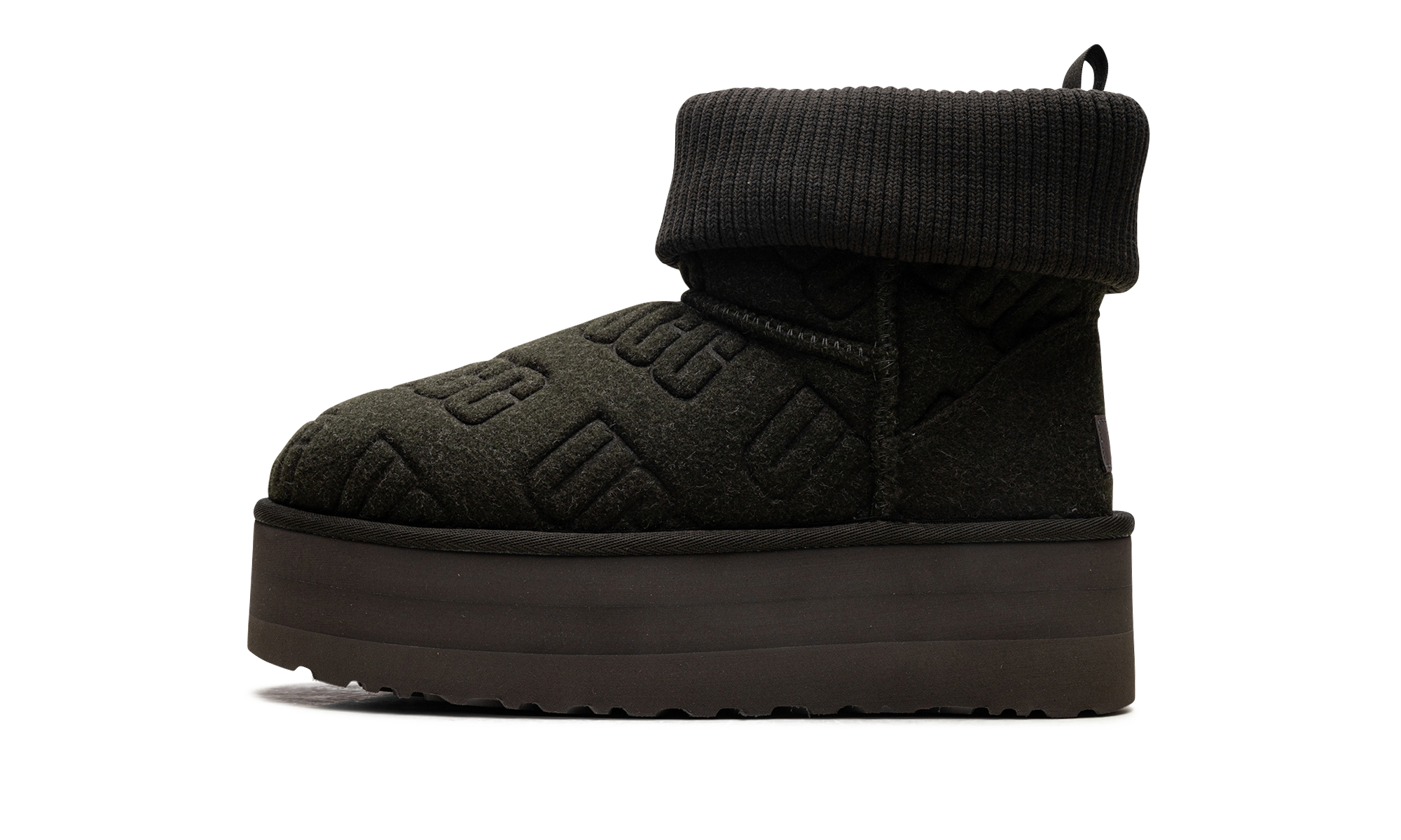 Classic Mini Platform Felted WMNS "Forest Night"