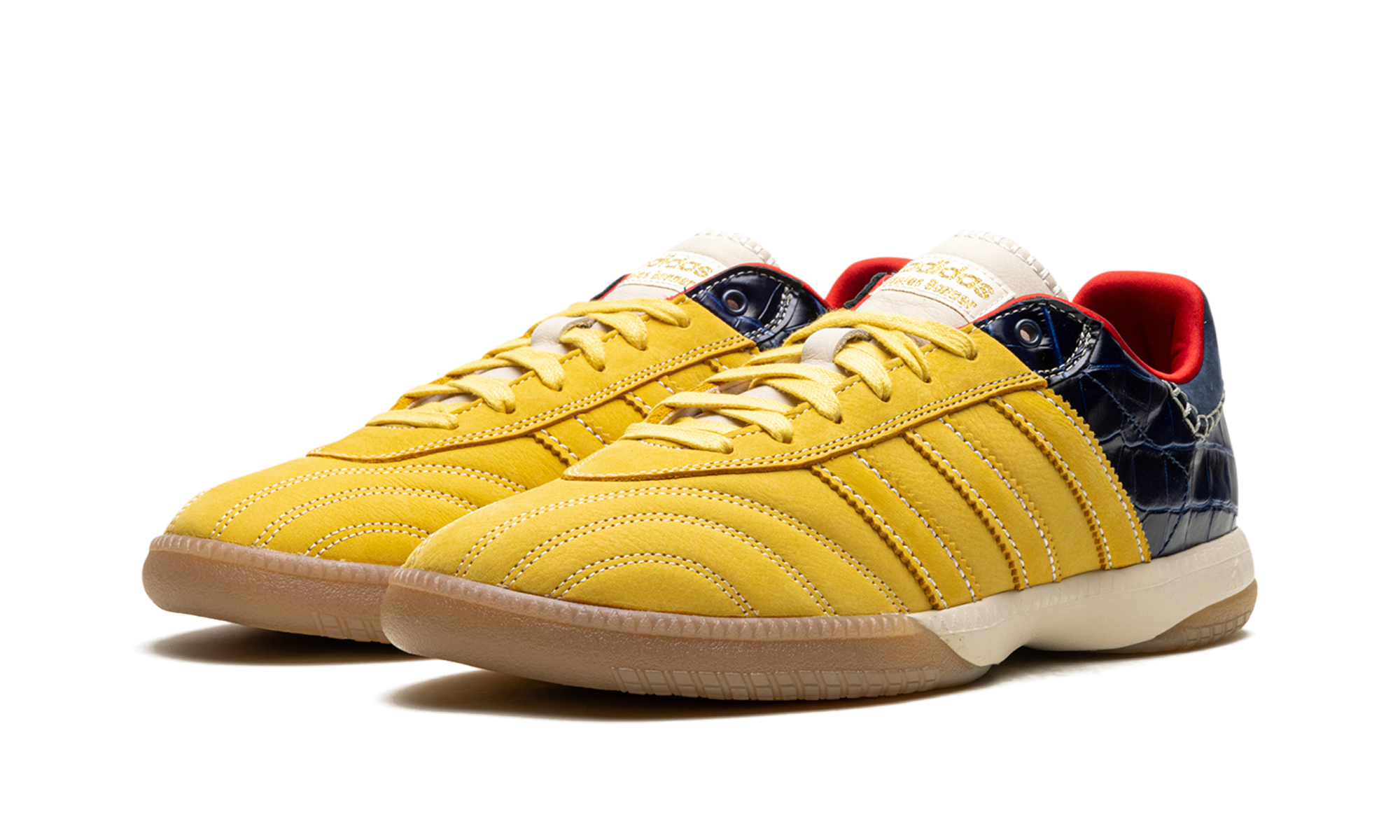 Samba Millenium "Wales Bonner - Fade Gold / Navy Croc"