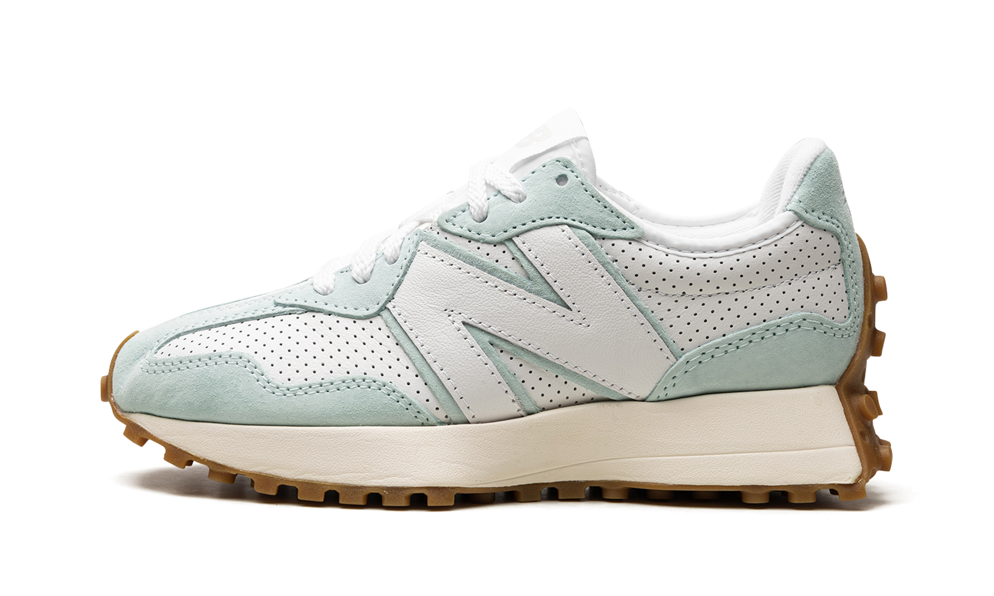 327 "White / Teal"