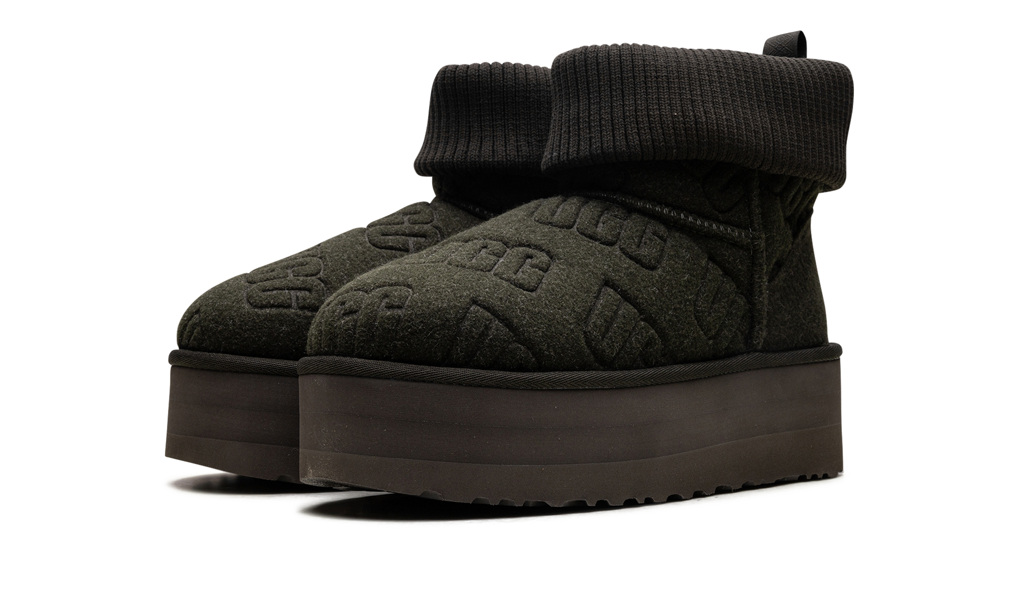 Classic Mini Platform Felted WMNS "Forest Night"