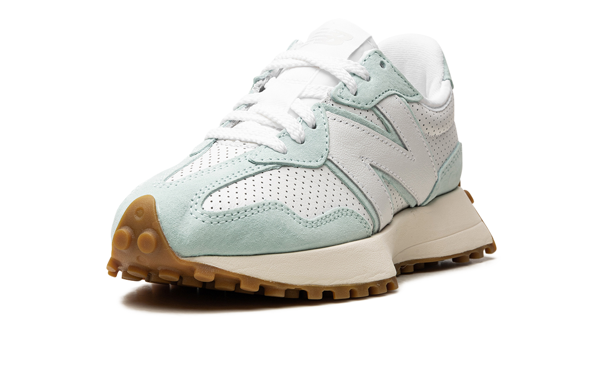 327 "White / Teal"