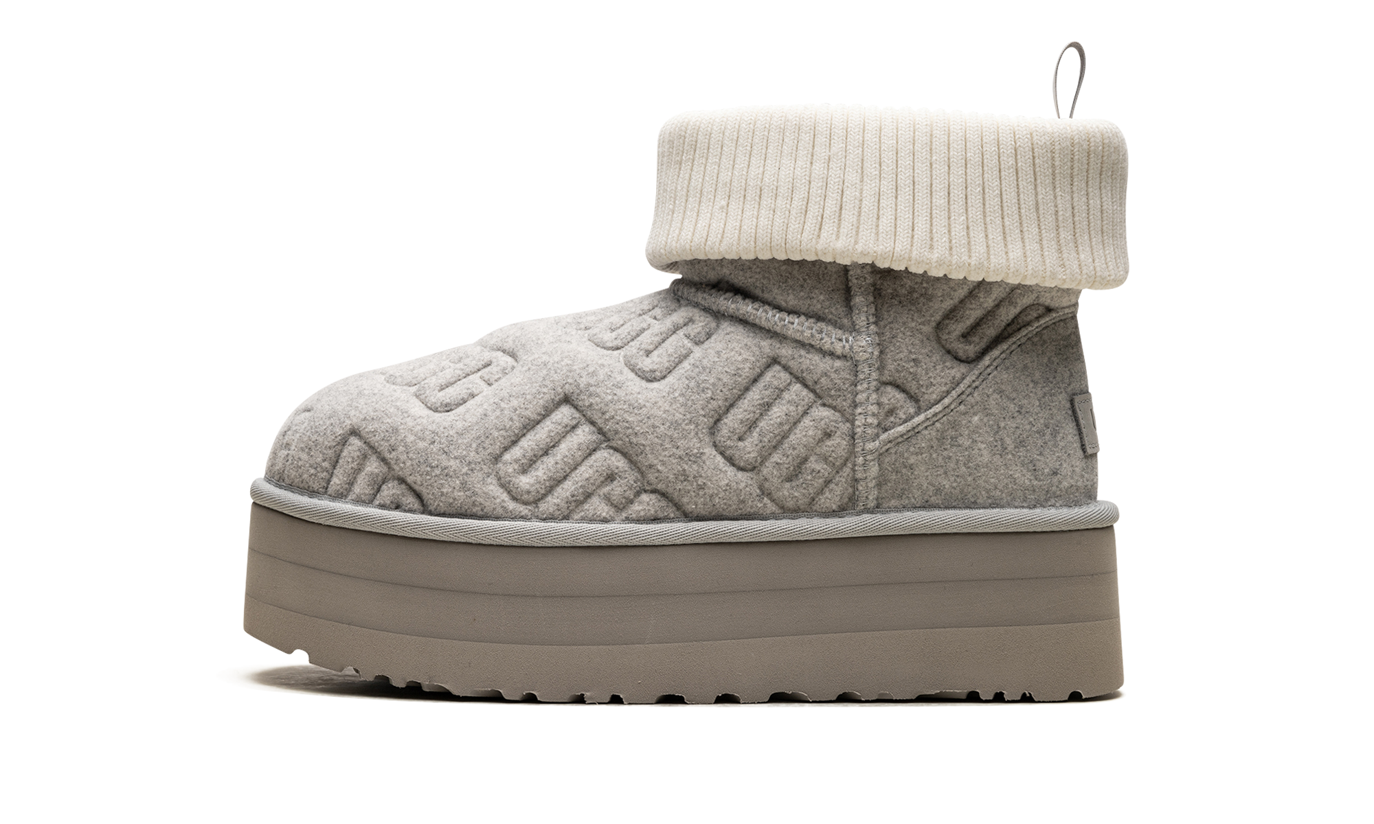 Classic Mini Platform Felted "Grey"