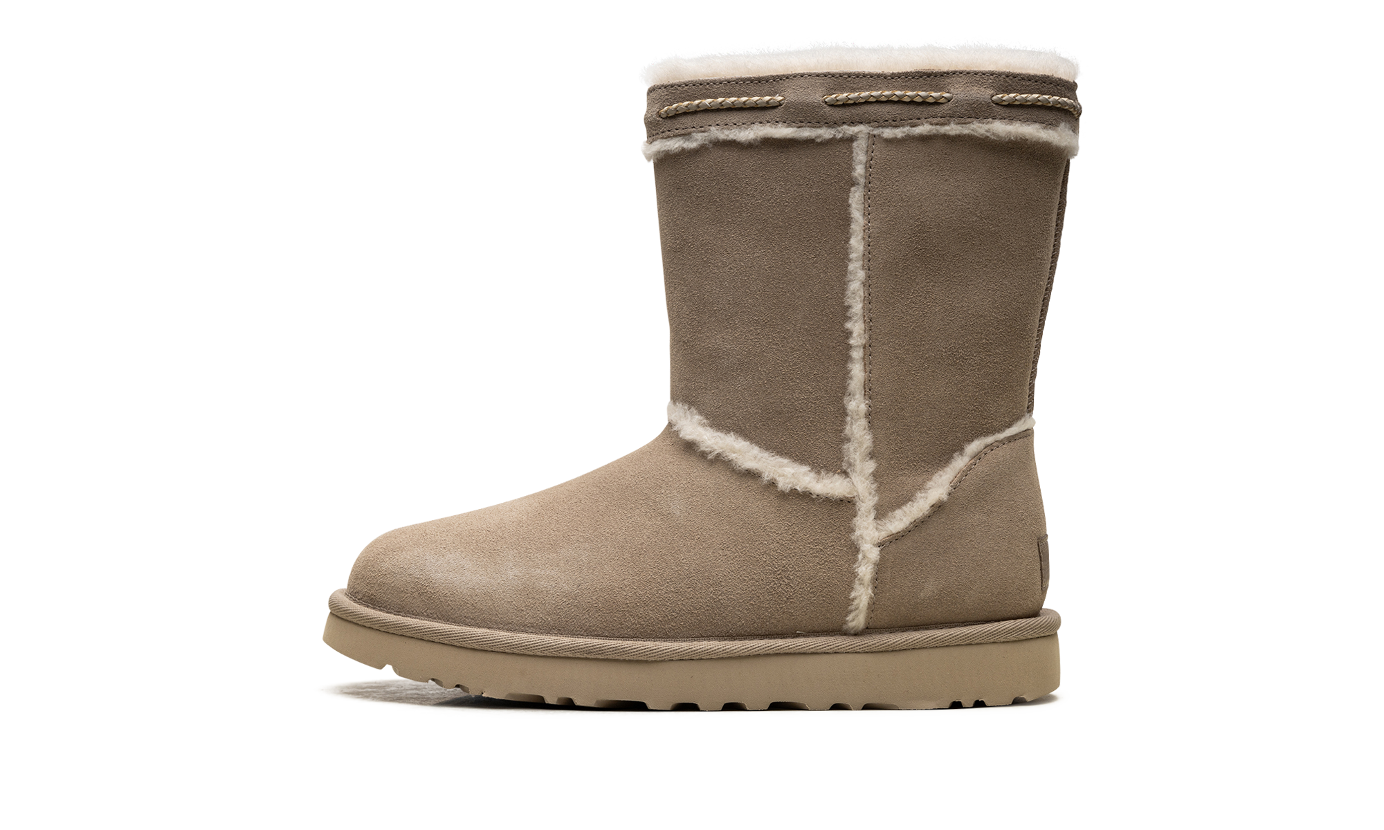 Classic Short Shearling Braid WMNS "DUNE"