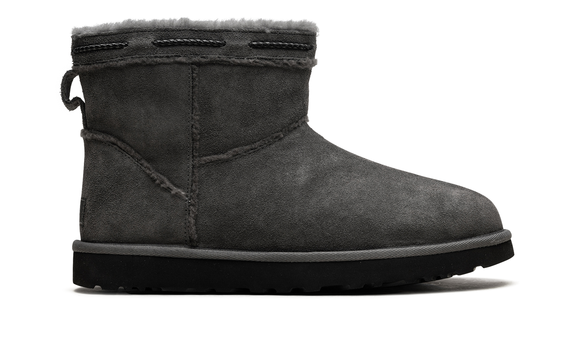 Classic Mini Shearling Braid WMNS "Charcoal"