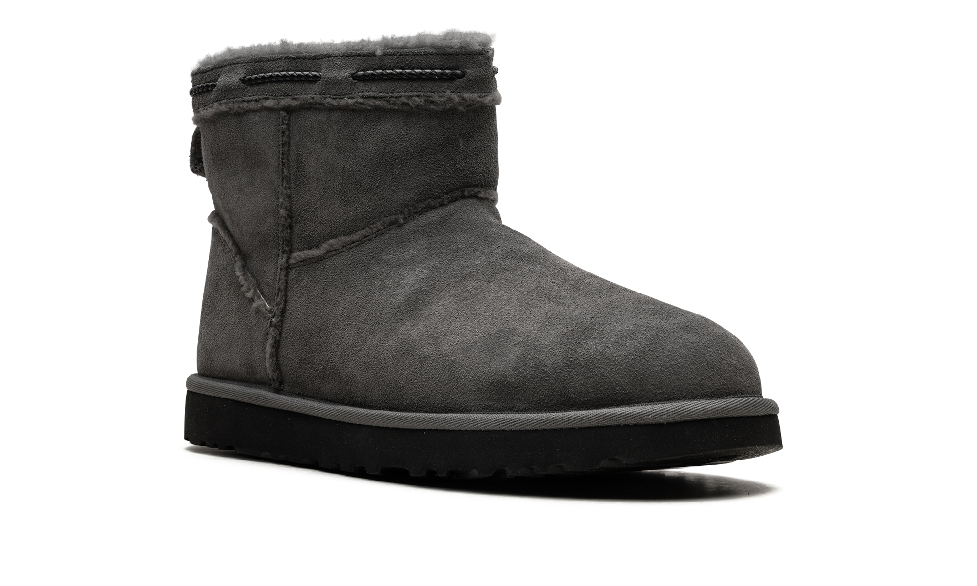 Classic Mini Shearling Braid WMNS "Charcoal"
