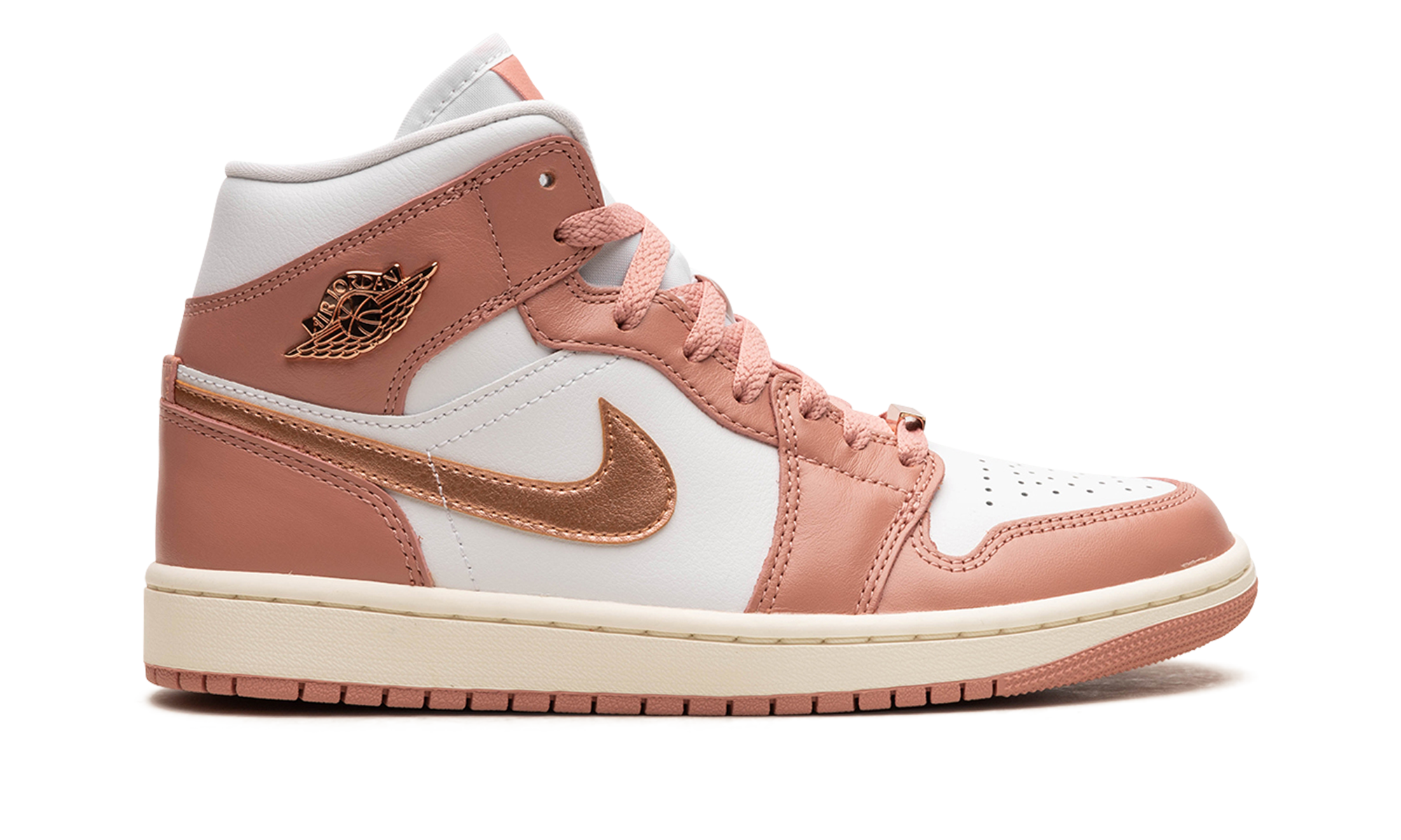 AIR JORDAN 1 MID WMNS "RED STARDUST"