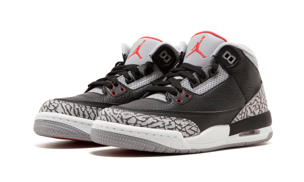 Air Jordan 3 Retro GS "Cemento Negro 2018"