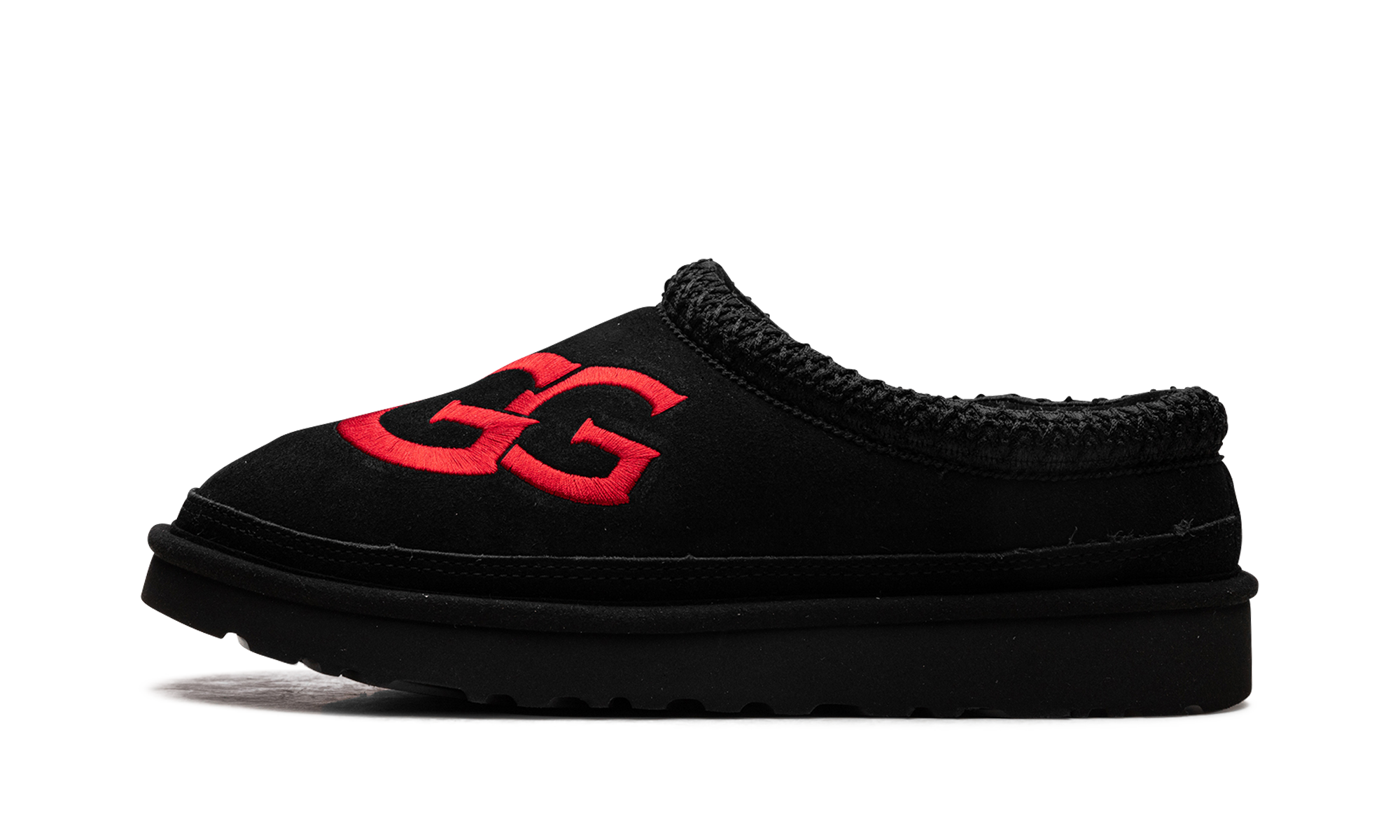 Tasman Logo Slipper "Black / Samba Red"