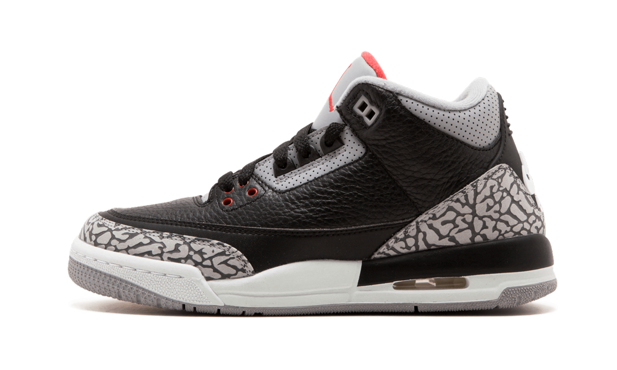 Air Jordan 3 Retro GS "Cemento Negro 2018"