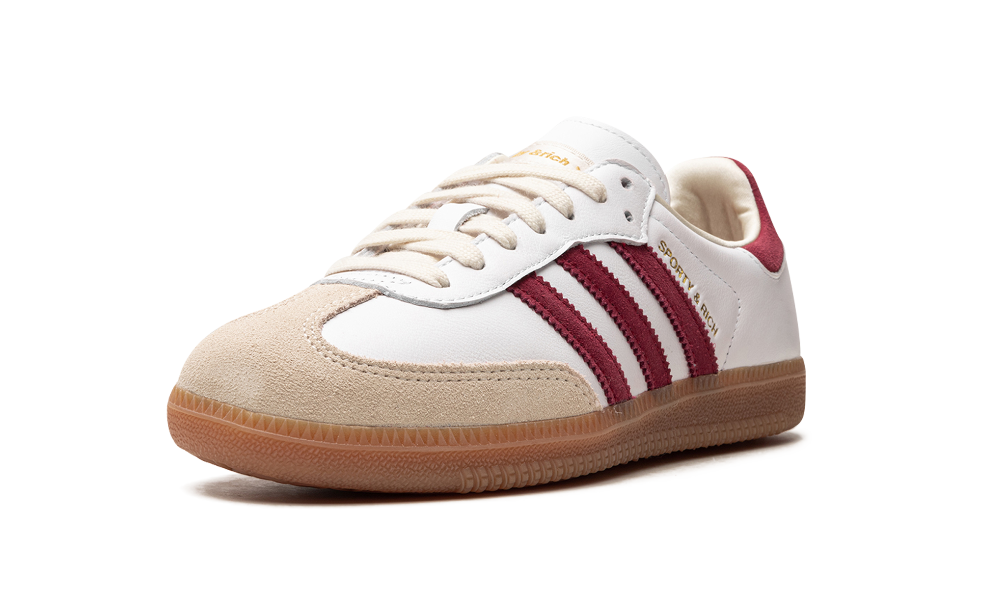 Samba OG "Deportiva y elegante - Núcleo blanco burdeos"