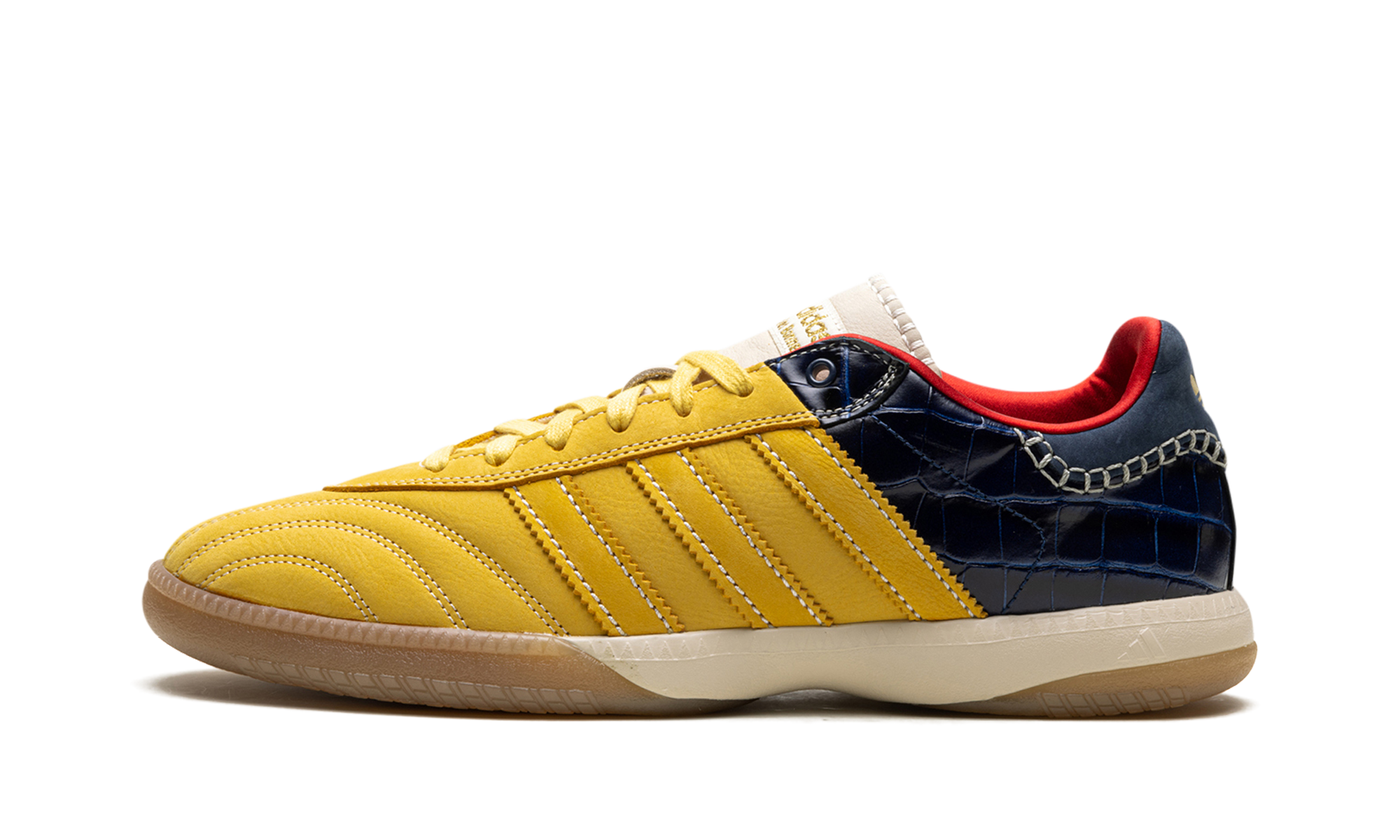 Samba Millenium "Wales Bonner - Fade Gold / Navy Croc"