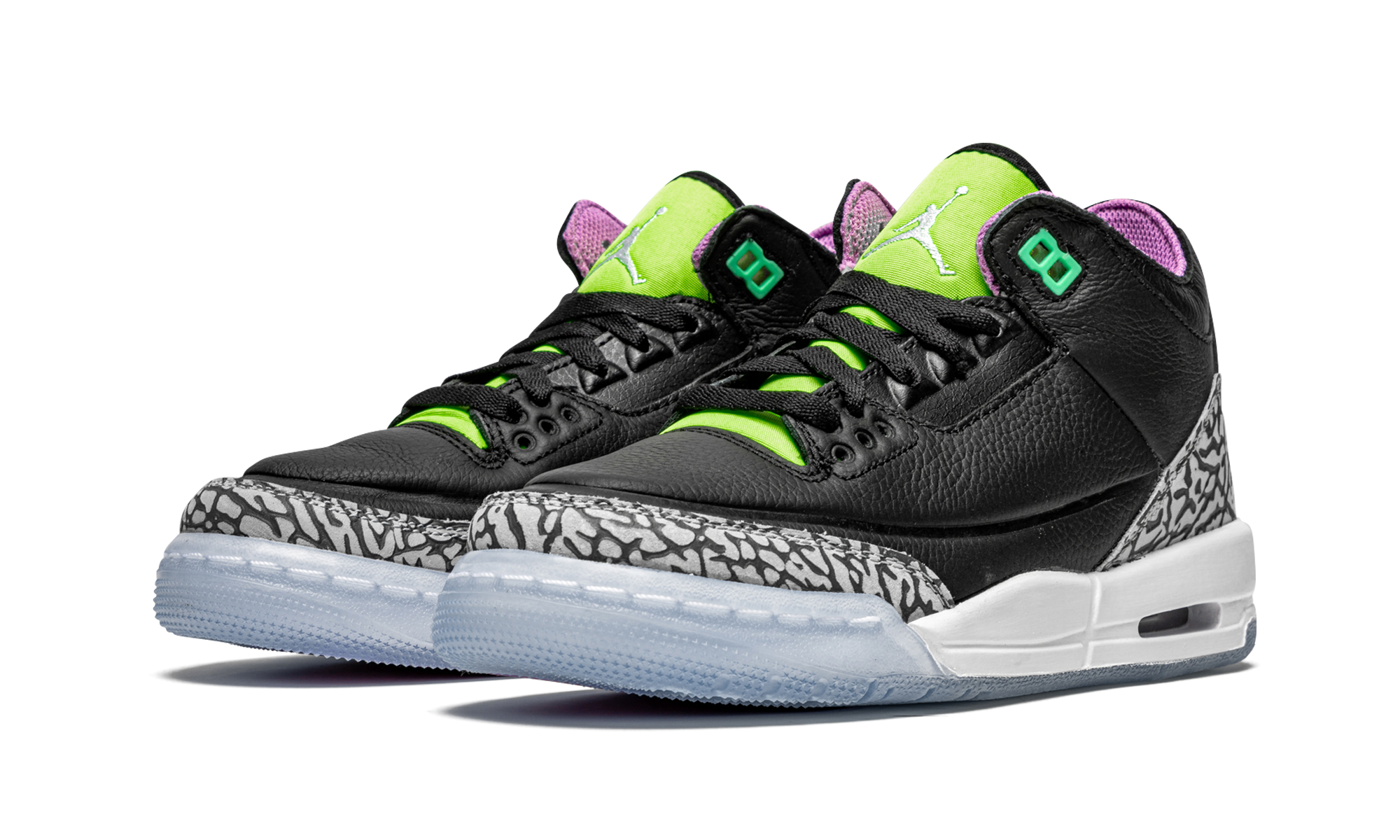 Jordan 3 Retro GS "Verde Eléctrico"