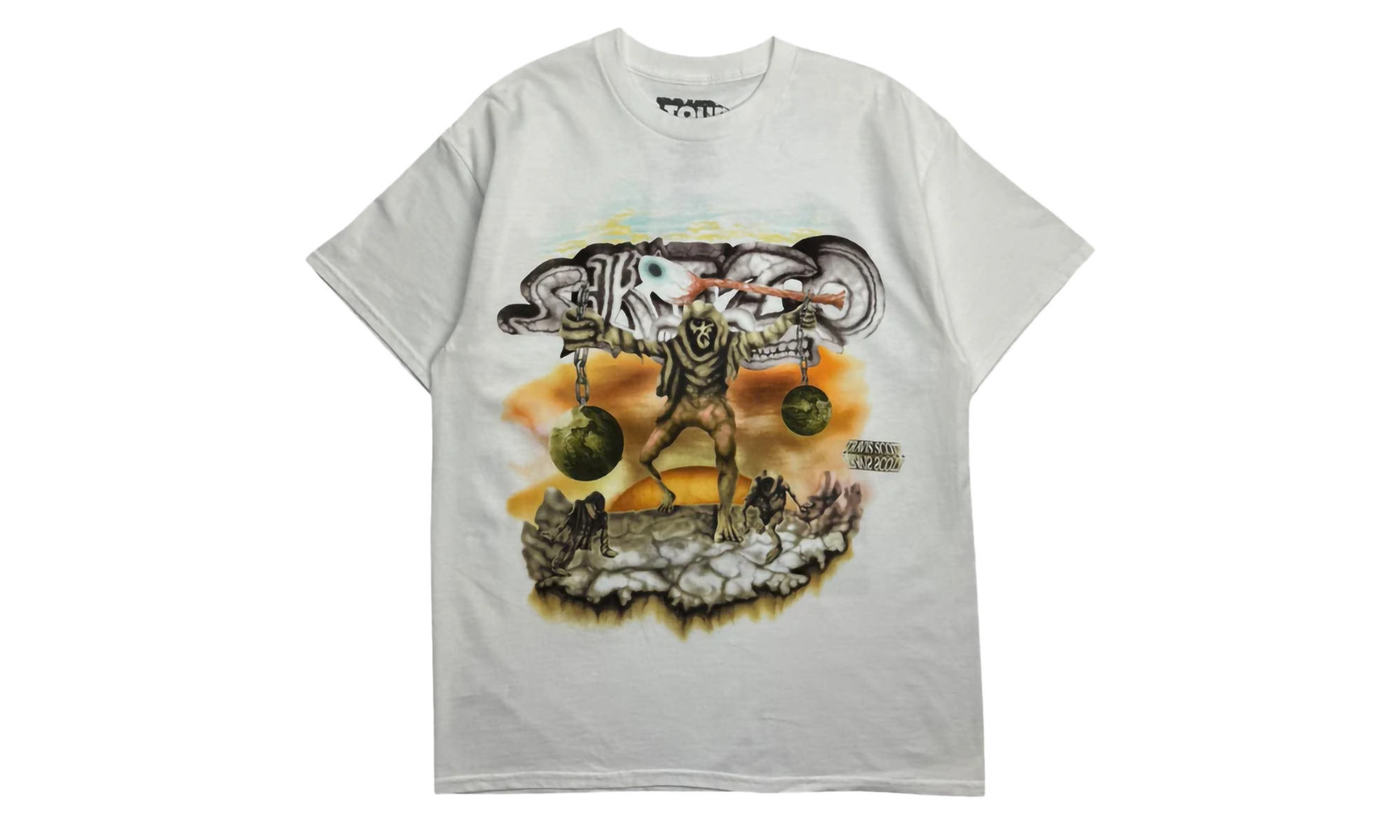 SOUTH AMERICA SKITZO TEE "White"