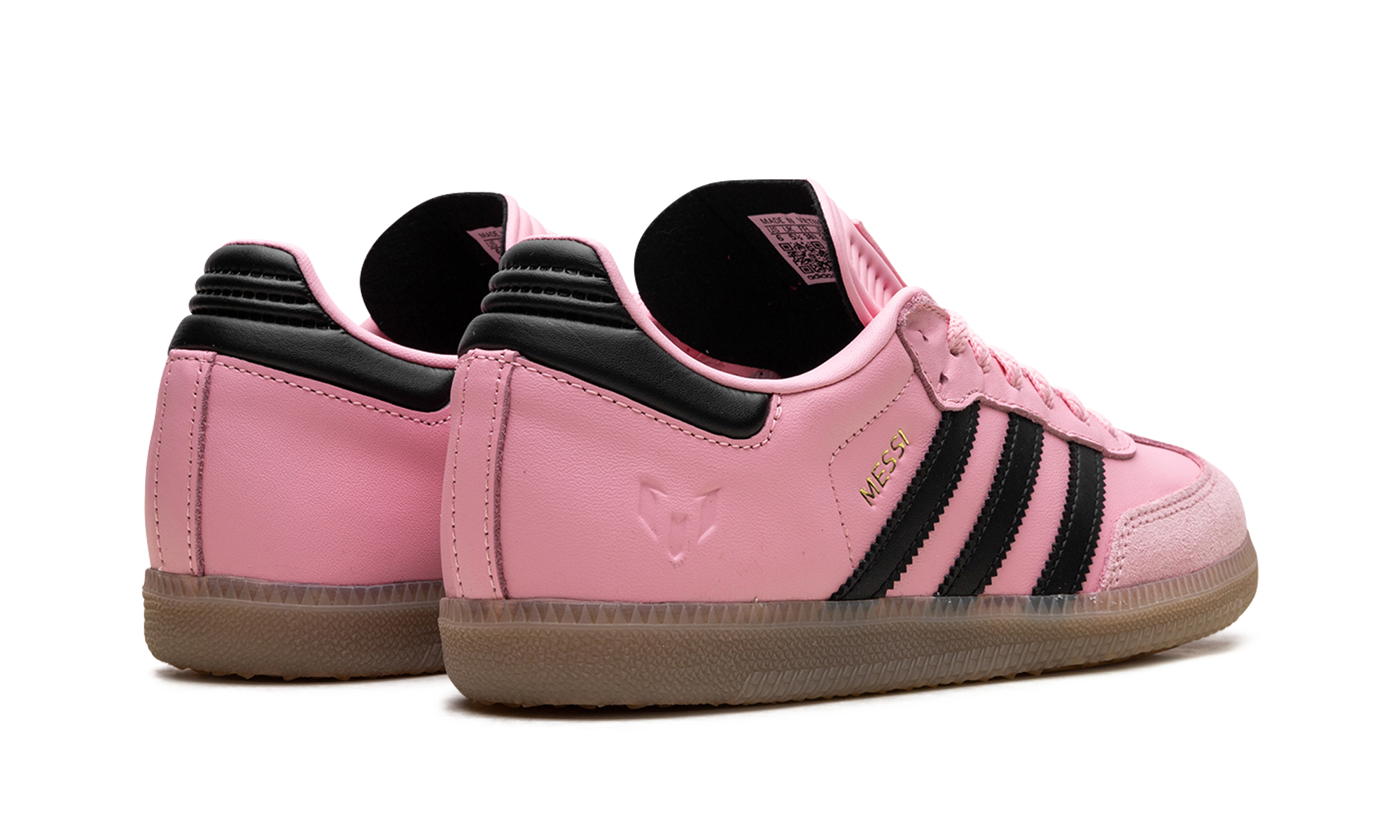 Samba Indoor GS "Messi Light Pink Black"
