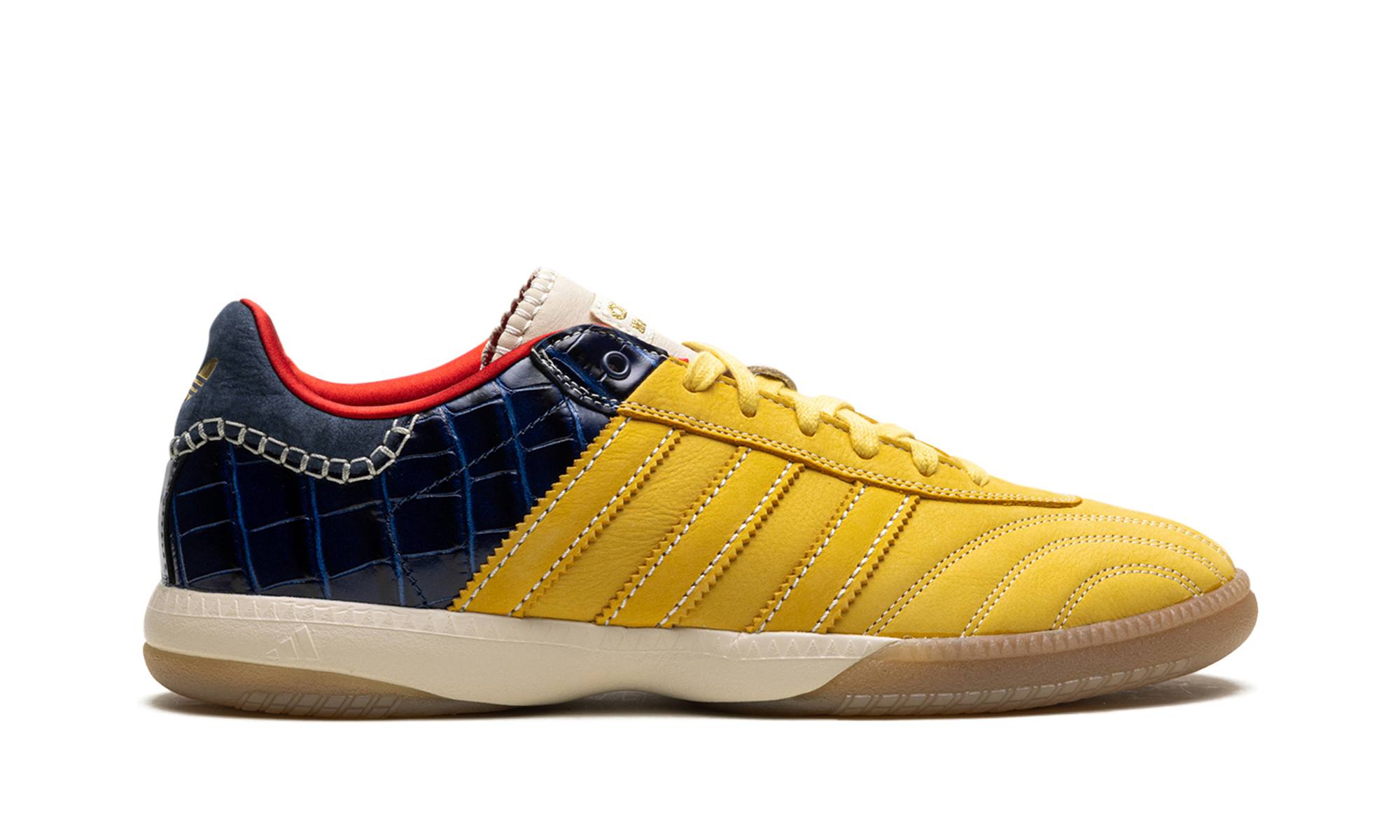 Samba Millenium "Wales Bonner - Fade Gold / Navy Croc"